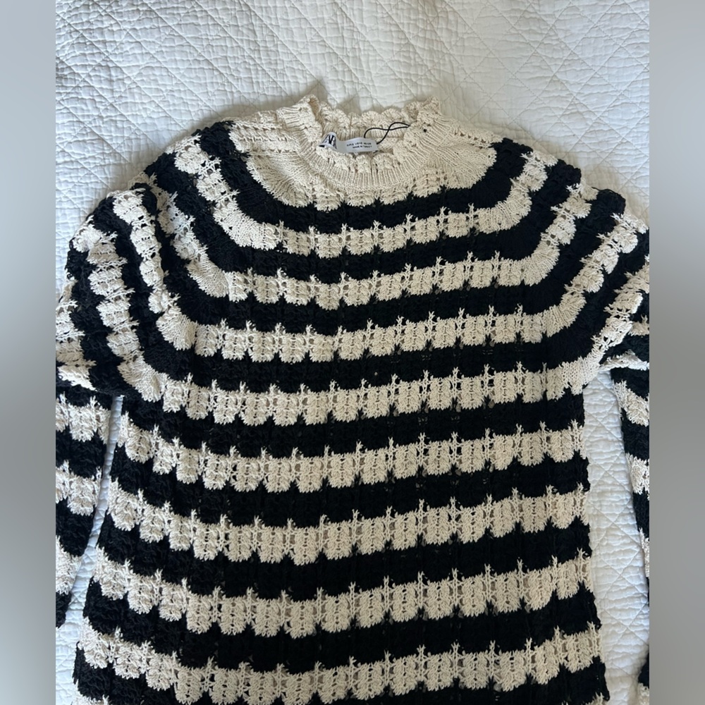 Zara striped jumper